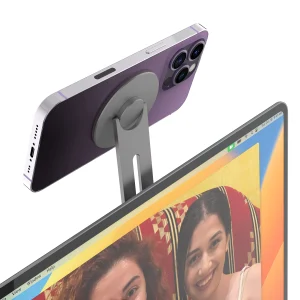 Magnetischer Laptop-Handyhalter, Verstellbare Kontinuitätskamerahalterung Für Magsafe Iphone, Für Ios 16 Und Macbook Macos 13 Ventura