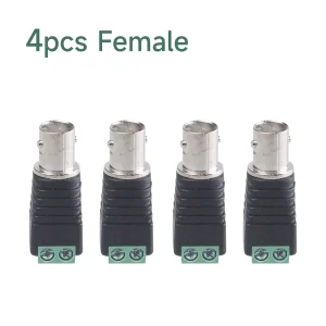 4/10 Stücke Q9 Video Stecker BNC Adapter Stecker Koax Lötfrei Für Kamera Überwachung Video Anwendung