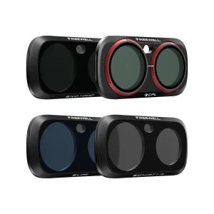 Freewell 4Er-Pack Schnellwechsel-Filterset, ND, ND/PL, Glow Mist 1/4, CPL Und LPR Filter, Für Insta360 Luna Ultra Kamera-Zubehör