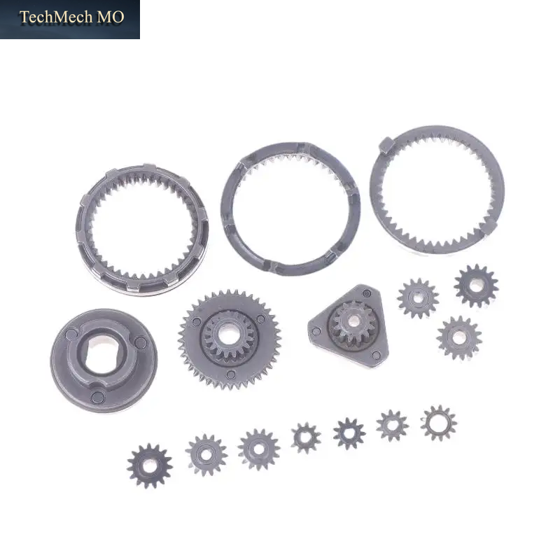 16 Teile/Satz Elektrische Bohrer Selbstsichernde Getriebe Set Bürstenlosen Lithium Reduktion Getriebe Kit Industrielle Verarbeitung Power Werkzeuge Zubehör