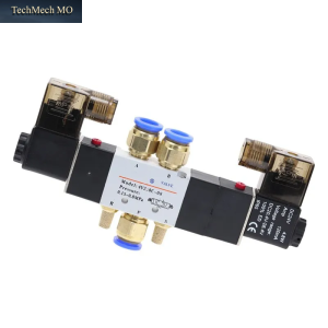 4V220-08 5-Wege-2-Positionen-1/4-Zoll-Luft-Pneumatik-Magnetventil DC12V DC24V AC110V AC220V Mit 4Mm 6Mm 8Mm 10Mm 12Mm Anschluss