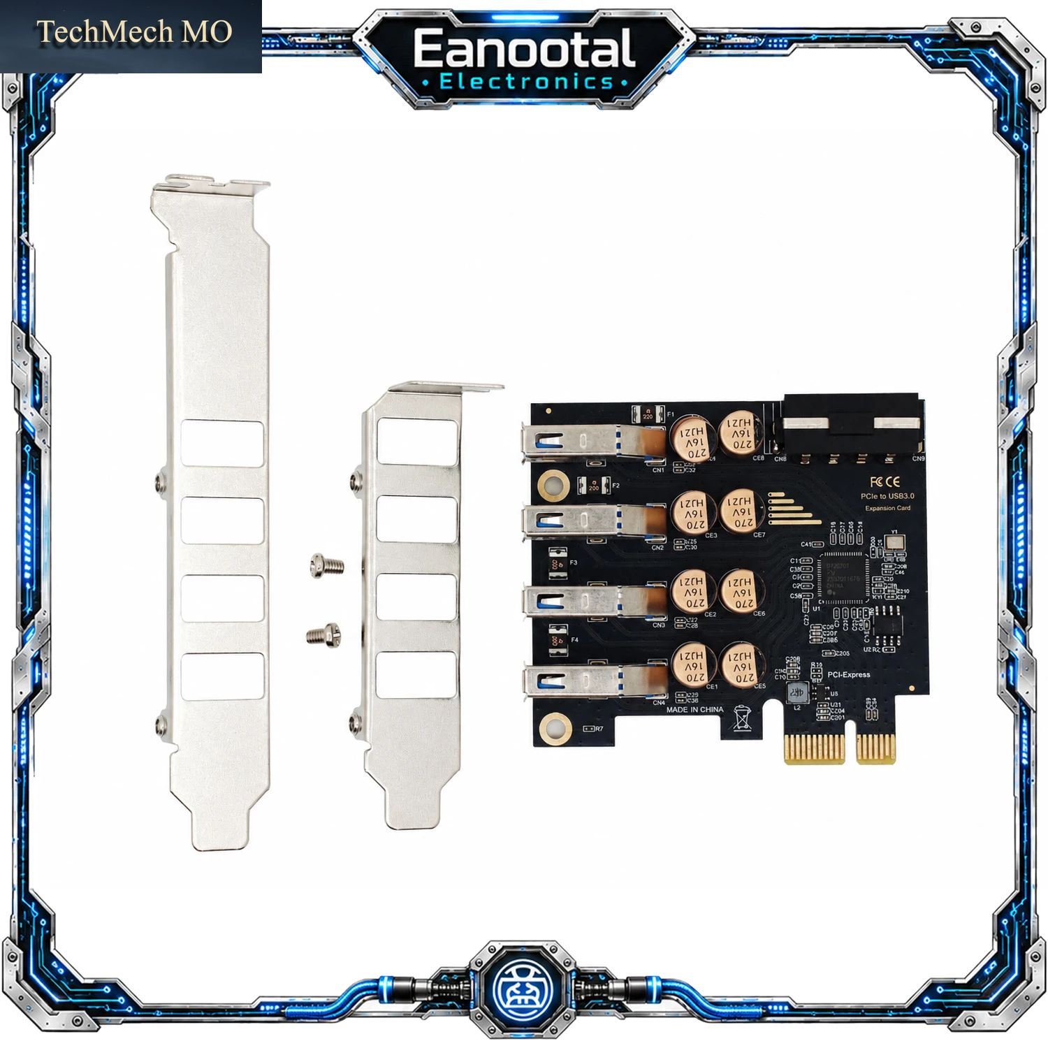 Pcie X1 USB 3.0 4-Port-Erweiterungskarte Sata-Stromversorgung / 4-Pin-Stromversorgung / Keine Externe Stromversorgung USB-A 5Gbps Adapter Für Desktop-Pc