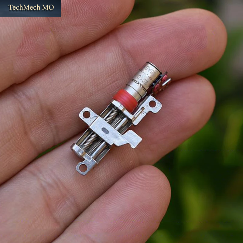 Micro Tiny 5 Mm Präzisions-Planetengetriebe Getriebe Schrittmotor 2-Phasen 4-Draht Schrittmotor Linearschraube Metallschieber DIY Kamera