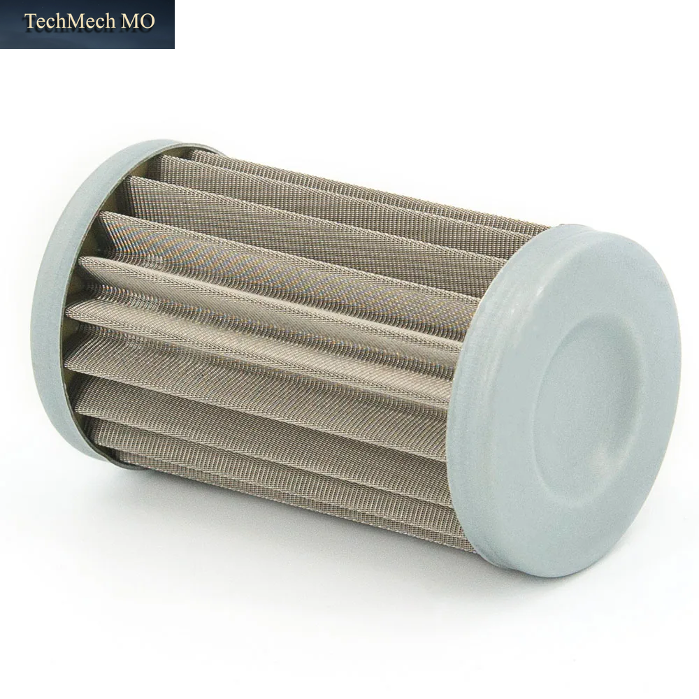 100 Mikron Ethanol-Kraftstoff-Kompatibles Netz-Kraftstofffilterelement E85 GAS Jeder Kraftstofffilter AN6 / AN8 / AN10 Inline