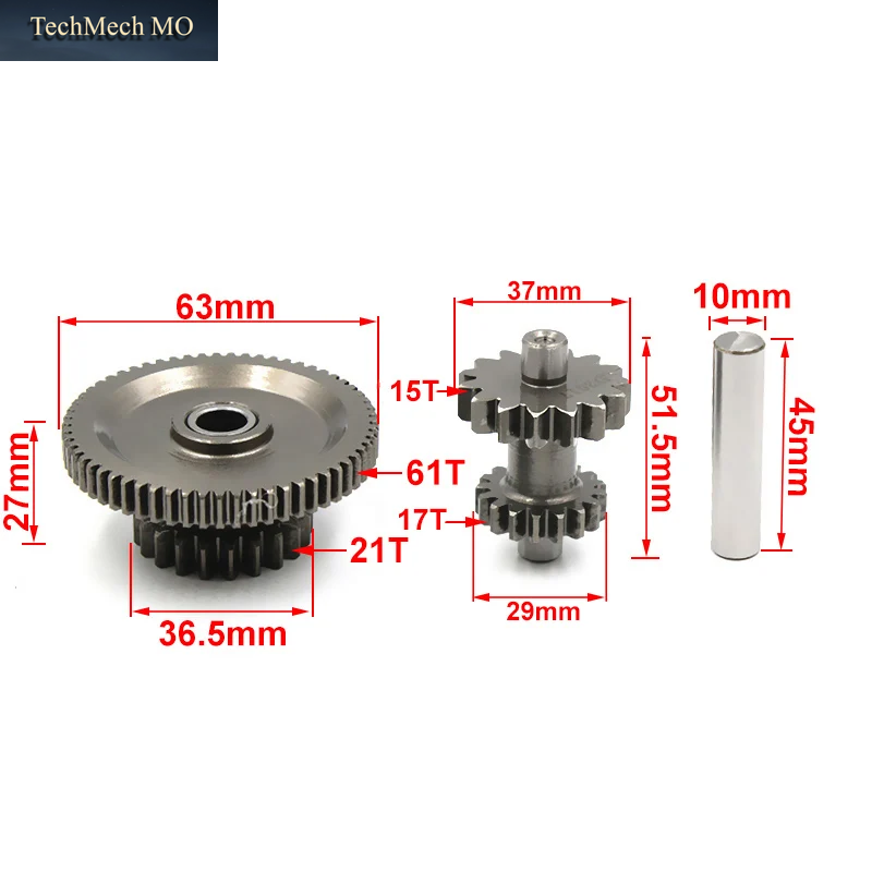 Motorrad Starter Spann Untersetzungsgetriebe Doppel Zähne Für Zongshen CB250 250Cc Luftgekühlten Motor Off-Road Motor Motocross Teile