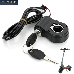 12V-72V E-Bike Zündschloss 2-Draht Zündschalter Mit 2 Schlüsseln Für Super 73 Für Ridstar Q20 Elektro E-Scooter Universal