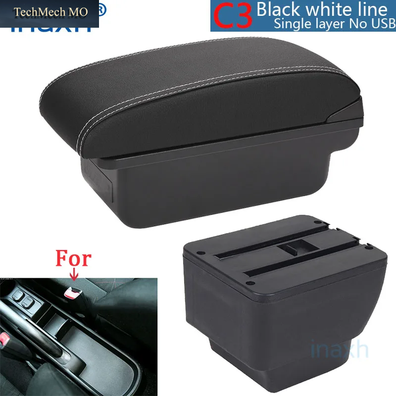 Für MAZDA 2 Armlehne Für MAZDA 2 Demio Auto Armlehne Box Retrofit Teile Lagerung Box Auto Zubehör Innen Teile Details