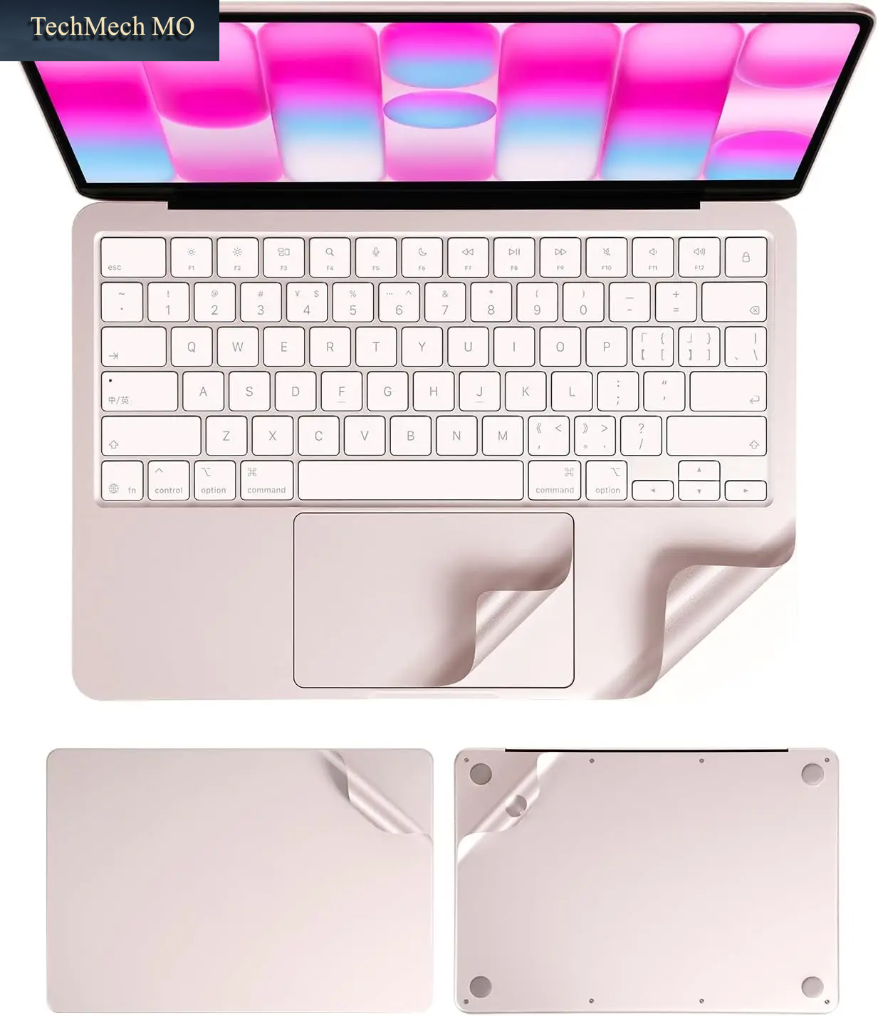 4-In-1 Ultradünner Vinyl-Vollschutz-Aufkleber Für Laptop-Handballenauflage Für 2026 Neu Veröffentlichtes Macbook Neo 13 Zoll A18 Schutzfolie