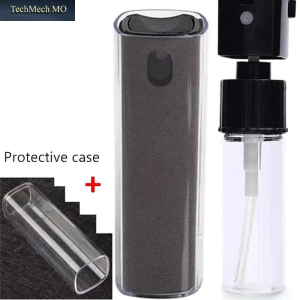 2-In-1-Mikrofaser-Bildschirmreiniger, Sprühflasche, Handy, Tablet, Computer, Mikrofasertuch, Reinigungstücher Für Iphone, Samsung, Mi