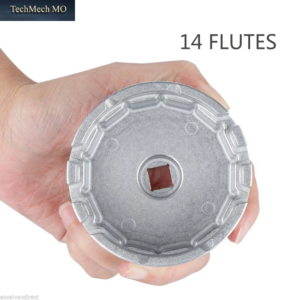 Universal Aluminium 14 Flöten Ölfilter Schlüssel Kappe Gehäuse Werkzeug Remover Für TOYOTA/LEXUS Allion Auris Corolla Axio