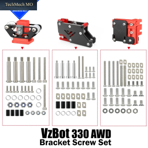 Mellow CNC Vzbot 330 AWD 3D-Drucker Aluminium AWD Motorhalterung Und Y-Achse Gantry Schrauben Pack Enthält Titanschrauben