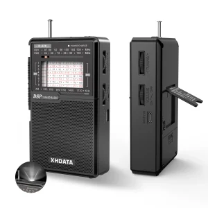 XHDATA D226 Tragbares Dsp-Radio AM FM SW Weltweiter Empfänger USB-C Wiederaufladbar Mit Eingebauter Taschenlampe Für Zuhause, Camping, Outdoor