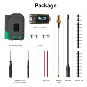 Heltec V4 ESP32 Lora 32 Entwicklungsboard Meshtastic Kit Mit Heltec V4 Gehäuse Antenne ESP32-S3 SX1262 Oled-Display Für Arduino