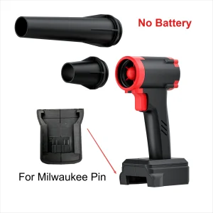 Hochleistungs-Bürstenloser Elektro-Turbolüfter Handgehaltenes Laubblasgerät Schneeräumwerkzeug Für Makita/Dewalt/Milwaukee 18V-21V Lithium-Batterie