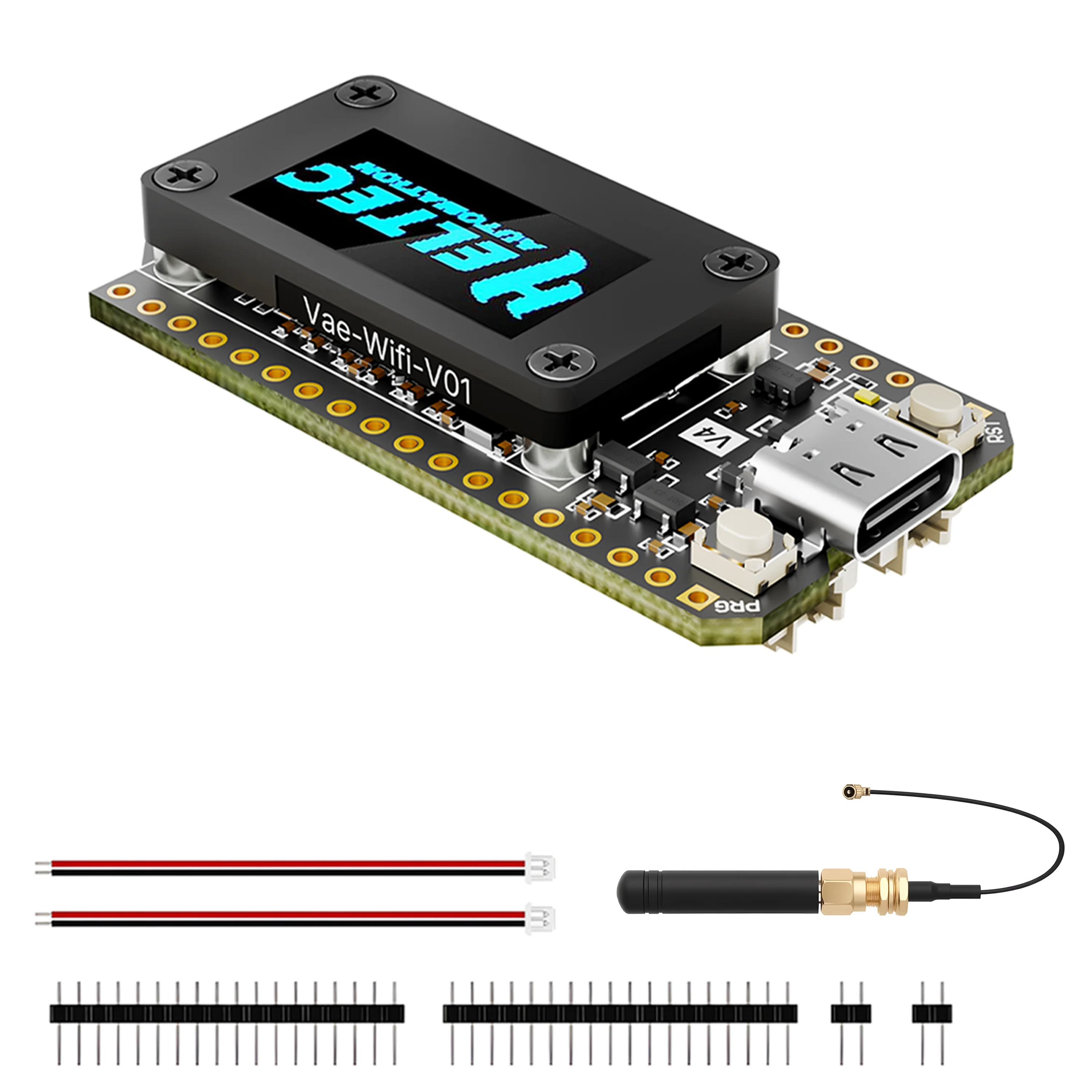 Heltec V4.3 Meshcore Meshtastic GPS ESP32 SX1262 0,96 Zoll OLED Solarbetriebenes Entwicklungsboard Mesh-Netzwerk Wifi Lora BLE 28Dbm