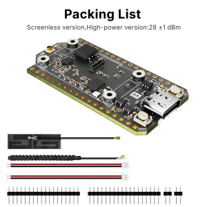  Heltec Lora 32 V4.3 Meshtastic GPS ESP32 SX1262 0,96 Zoll OLED Solarbetriebenes Entwicklungsboard Mesh-Netzwerk Wifi Lora BLE Hohe Leistung