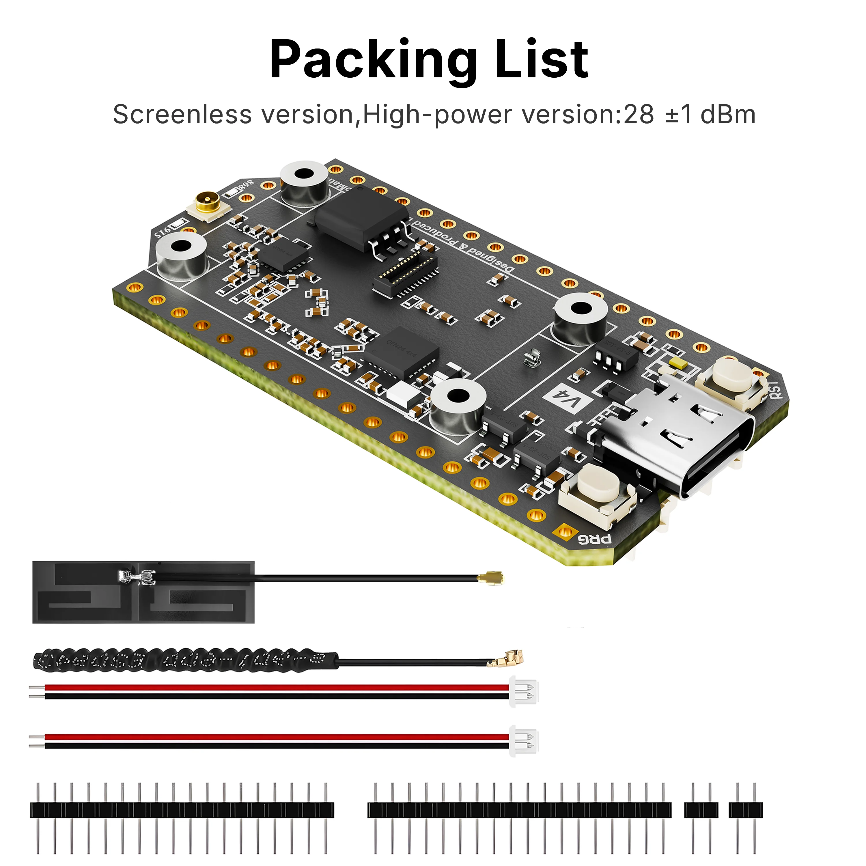  Heltec Lora 32 V4.3 Meshtastic GPS ESP32 SX1262 0,96 Zoll OLED Solarbetriebenes Entwicklungsboard Mesh-Netzwerk Wifi Lora BLE Hohe Leistung