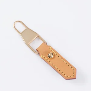 Vachetta-Leder-Zubehör Reißverschluss-Zipper Aus Echtem Leder Als Ersatz Für LV Estrela Retiro Tasche Luxus-Handtaschen-Reißverschlussanhänger