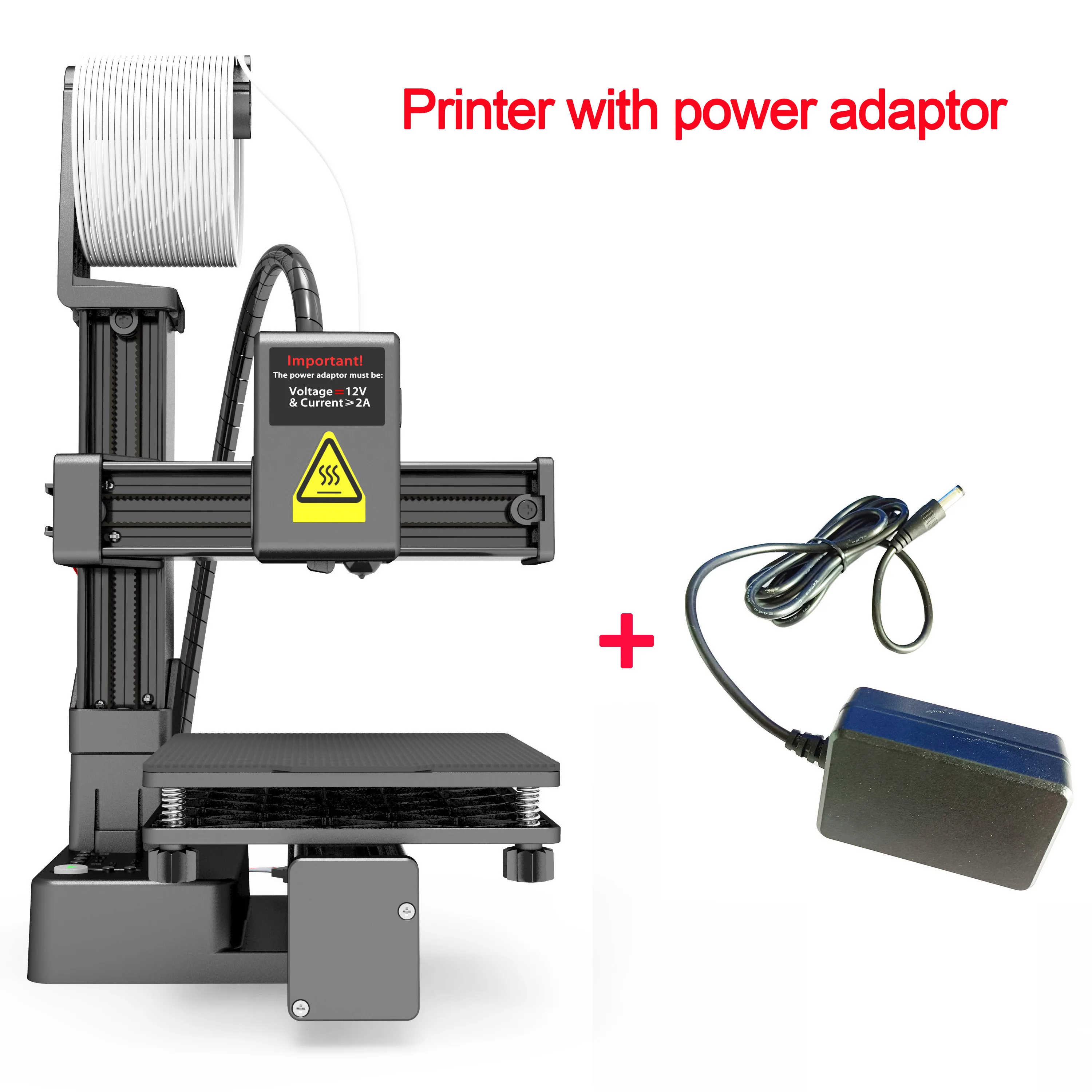 Easythreed 3D-Drucker-Eingangsbereich, Kompatibel Mit PLA, TPU, 1,75 Mm Filament, Inklusive Netzteil.
