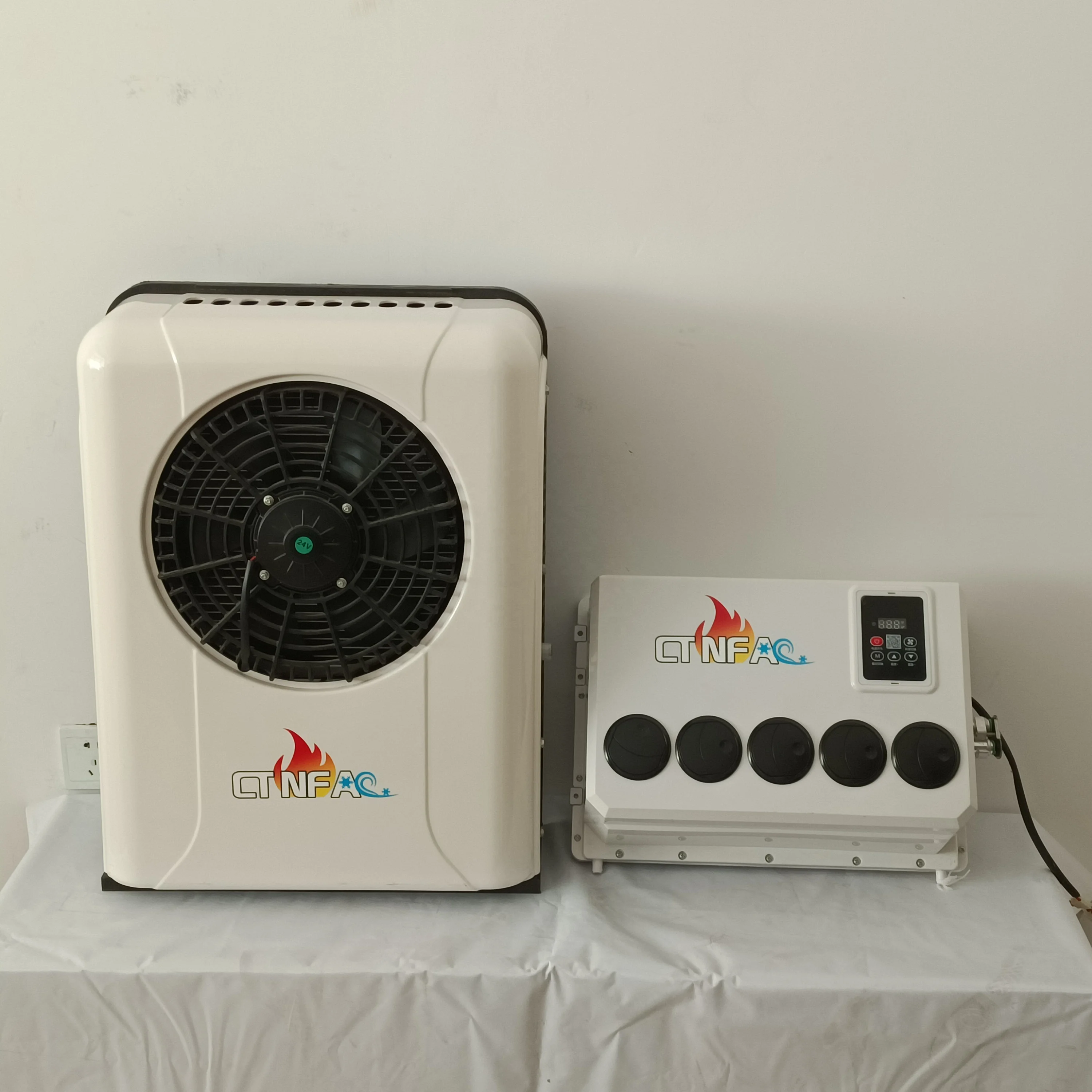 12V/24V Kleine C-Luftkühlung, Dc-Betriebene Klimaanlagen, 12 Volt/24 Volt Standklimaanlage Für Lkw/Kran