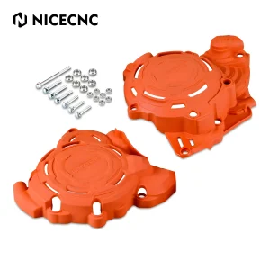 NICECNC Für KTM EXC 300 2024-2026 Motorkupplungsdeckel Zündschutzfolie Für KTM EXC 250 XCW 300 Husqvarna TE 300 TE250