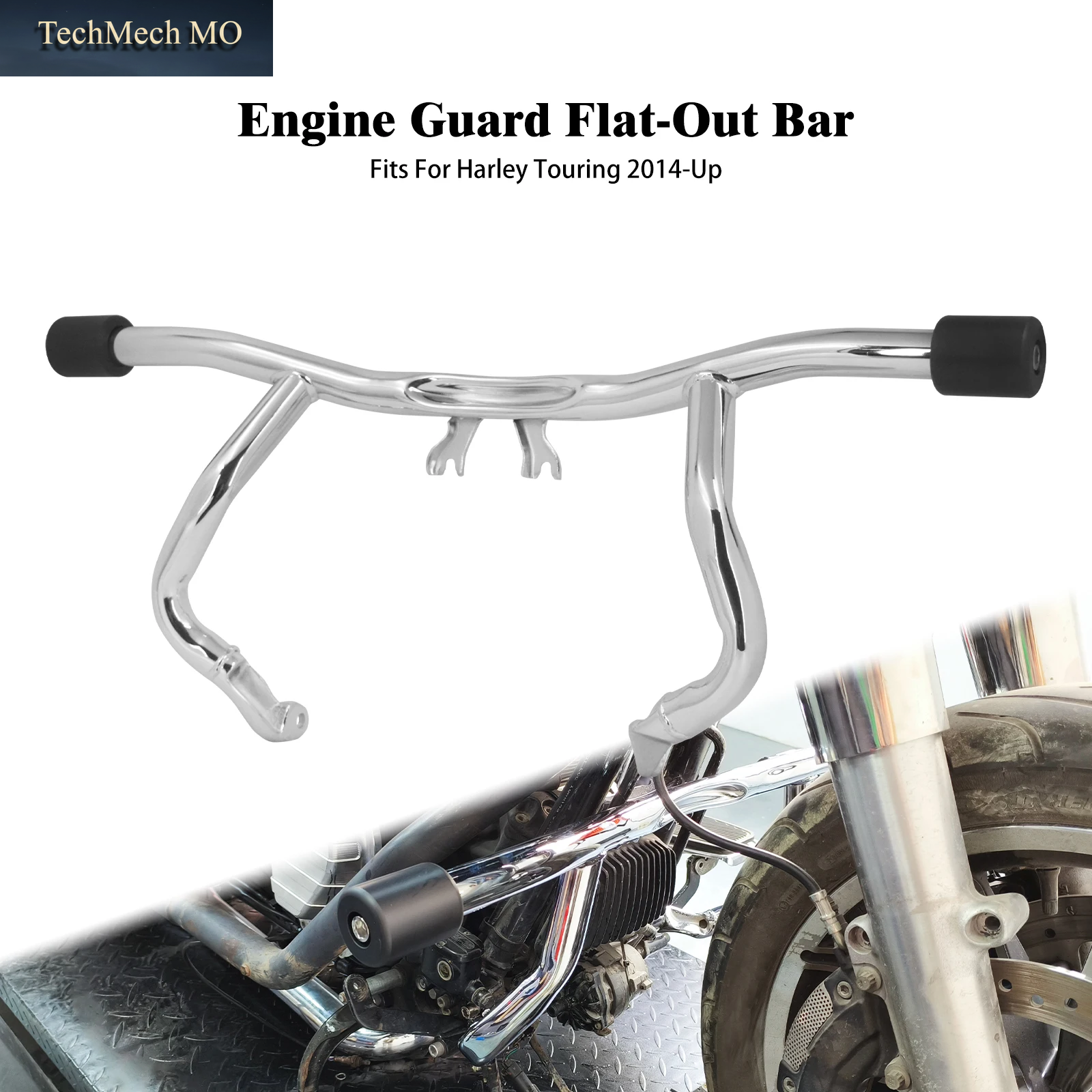 Motorrad Autobahn Motor Schutz Crash Bar Für Harley Touring Street Electra Glide Road King 14-Up Road Glide 2014-22 FLTRXSTSE