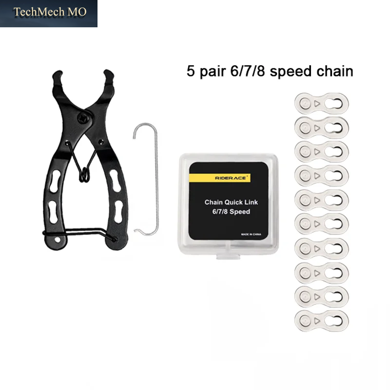 Fahrrad Reparatur Werkzeug Set Kette Tragen Checker 6/7/8/9/10/11 Geschwindigkeit Joint Magische Schnalle MTB Kette Link Zange Fahrrad Schnalle Kette Breaker