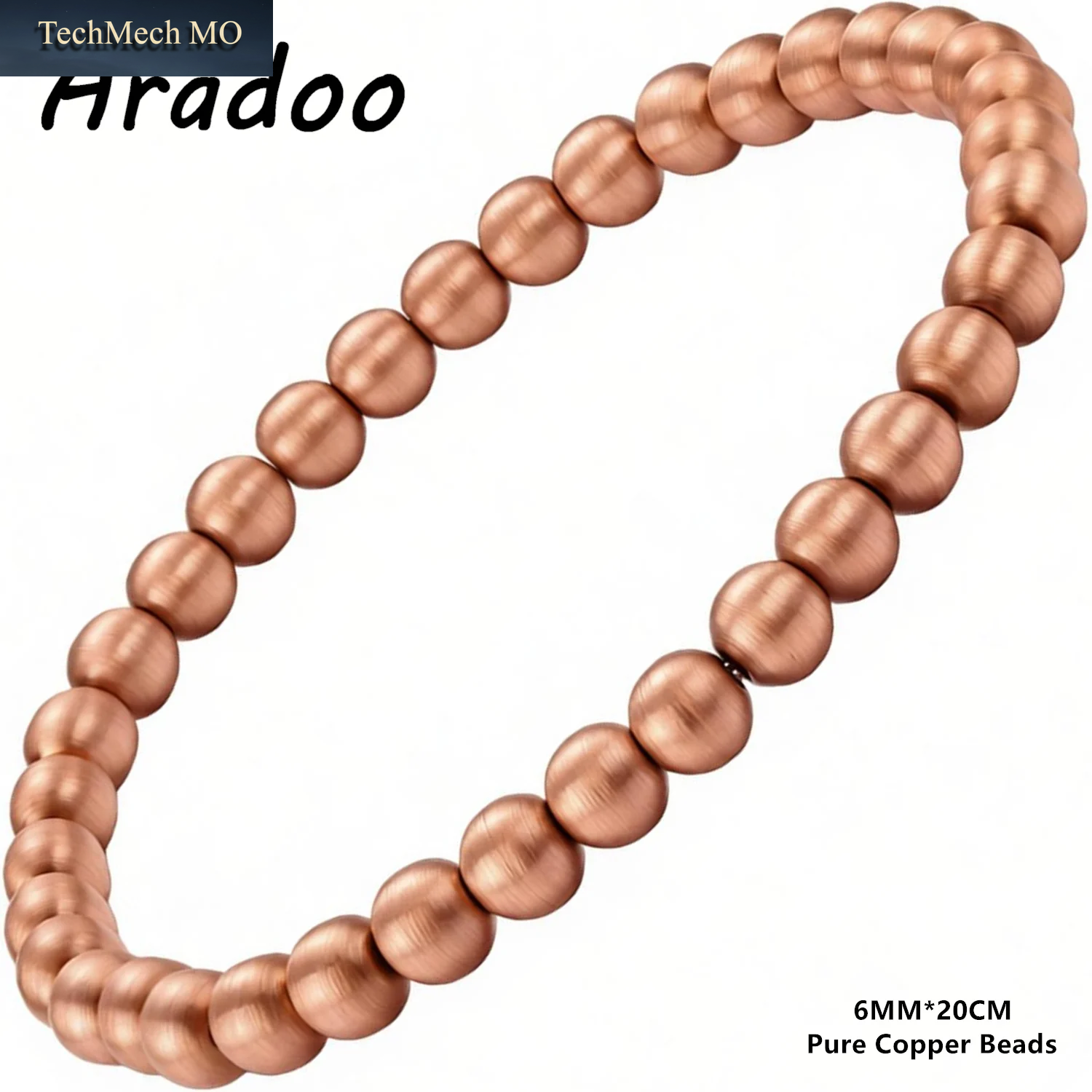 ARADOO Armband Aus Reinem Kupfer Mit Perlen Für Damen Und Herren, Schmuck, Geschenke
