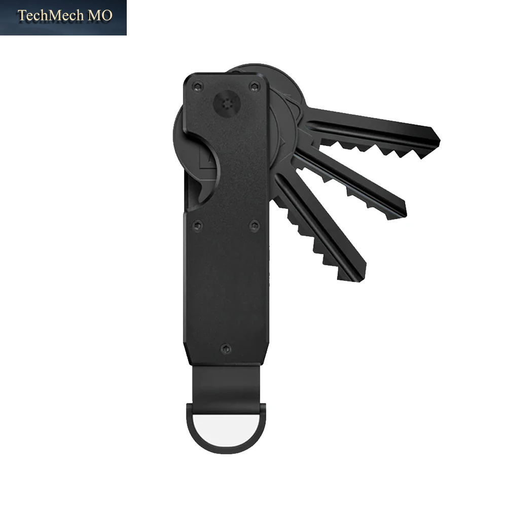 Schlüssel-Organizer Kompakter Halter Metall-Schlüsselanhänger Minimalistisches Schlüsseletui Für Schlüsselanhänger Sicherstellt 2-6 Schlüssel