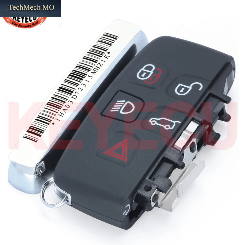 KEYECU Original 315/434 Mhz OEM Für Land Rover Range Rover Sport Evoque Vogue Discovery Für Jaguar XJ XE XF 2010-2020 Fernbedienung Schlüssel