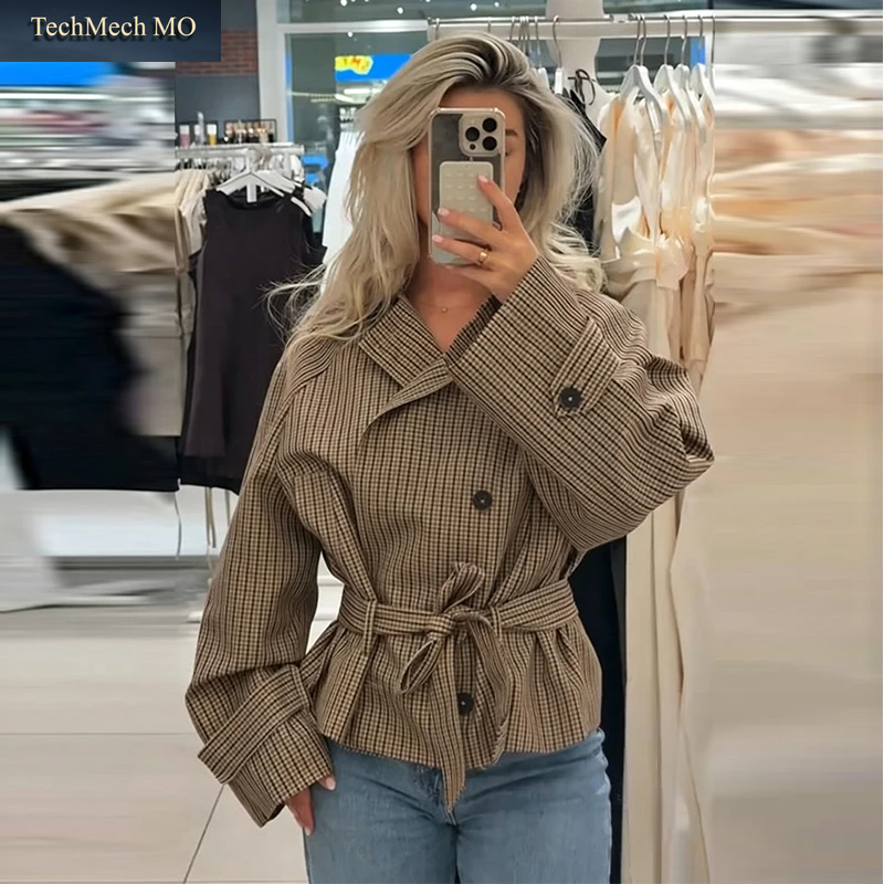 Modische Damen-Hoodie-Jacke Mit Stehkragen, Reißverschluss Und Puffärmeln, Kurzer Mantel 2026 Herbst Neu, Locker Geschnittene Damen-Oberbekleidung Mit Taschen
