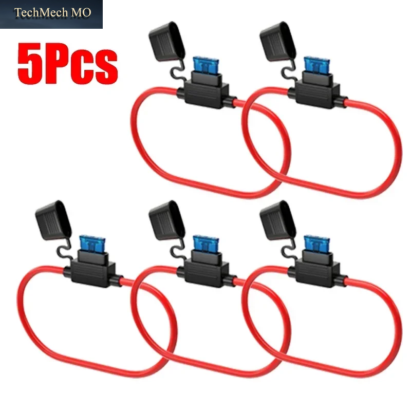 5/10Pcs Auto Mini Wasserdichte Sicherung Box Klinge Adapter Splash-Proof Box 12V 30A in Linie Abschaltung Schalter Buchse Feuchtigkeit Beweis Sicherung Buchse
