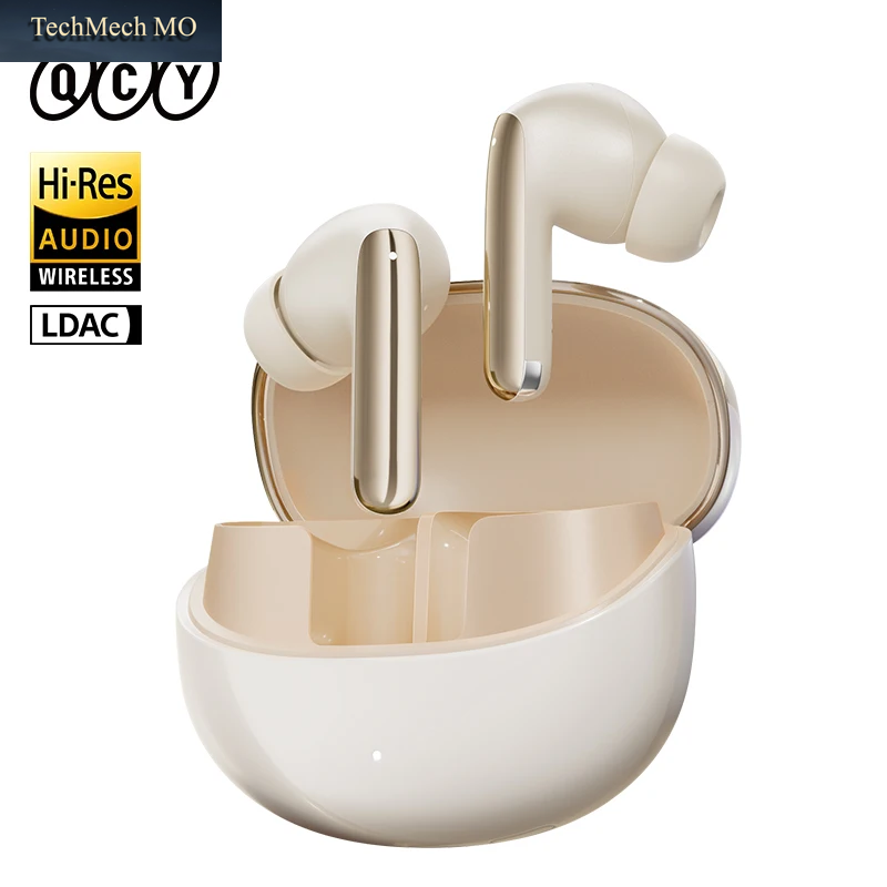 Melobuds Pro ANC Bluetooth 5.3 Earphones Wireless 46Db Hybrid ANC Hi-Res LDAC Earbuds 6 Mic Headphones 34H In-Ear Detection