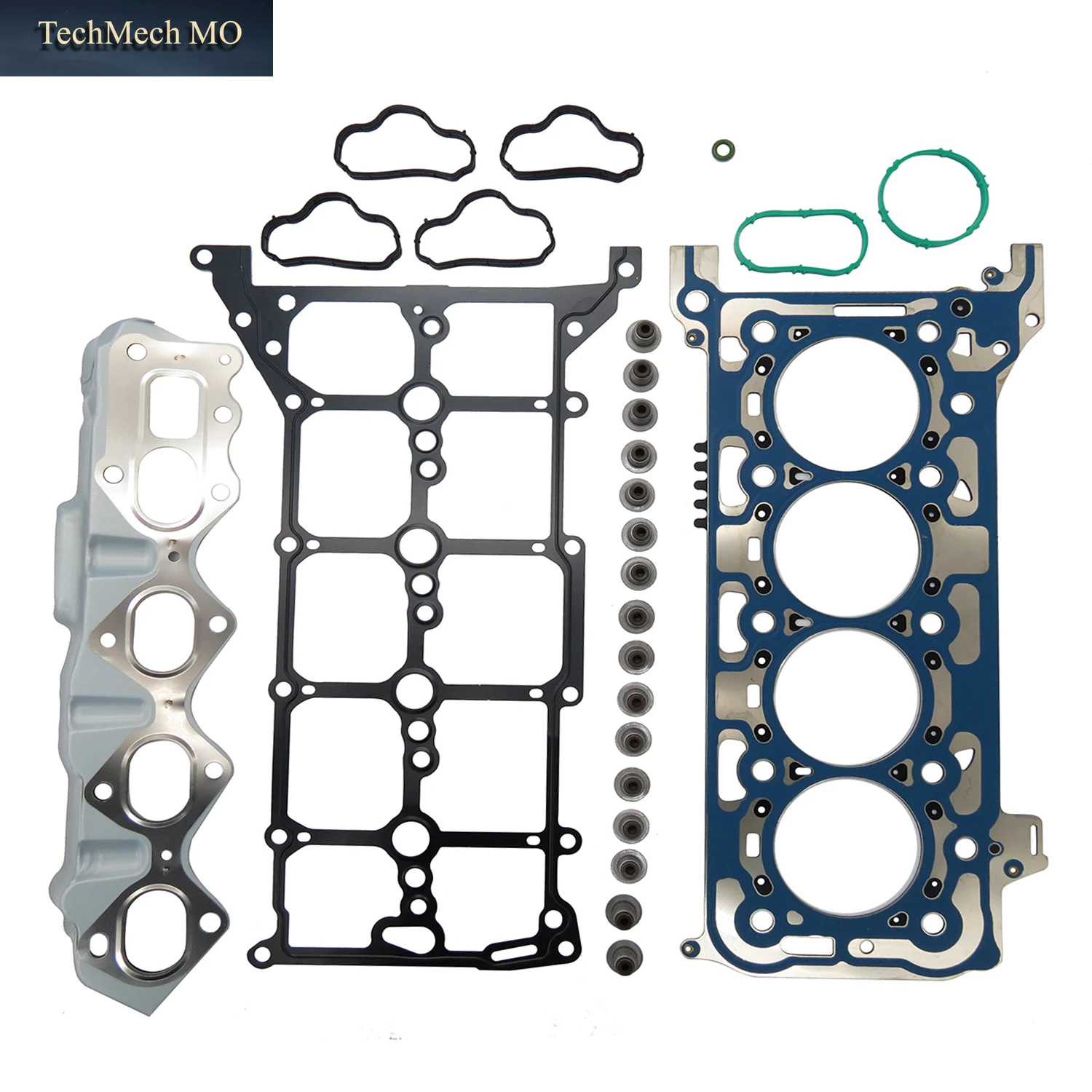 Zylinderkopfdichtungssatz Kompletter Dichtungssatz Für Ford Transit 2017-2024 2.0 Ecoblue Van BKRA YMR6 YMRA 2213843 GK2Q 6051 KA Autozubehör