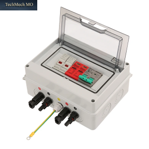 Vollkupferdraht 1-In-1-Out DC 600V Photovoltaik-Combiner-Box Sicherung MCB SPD Trennschalter Für Solaranlagen-Installation