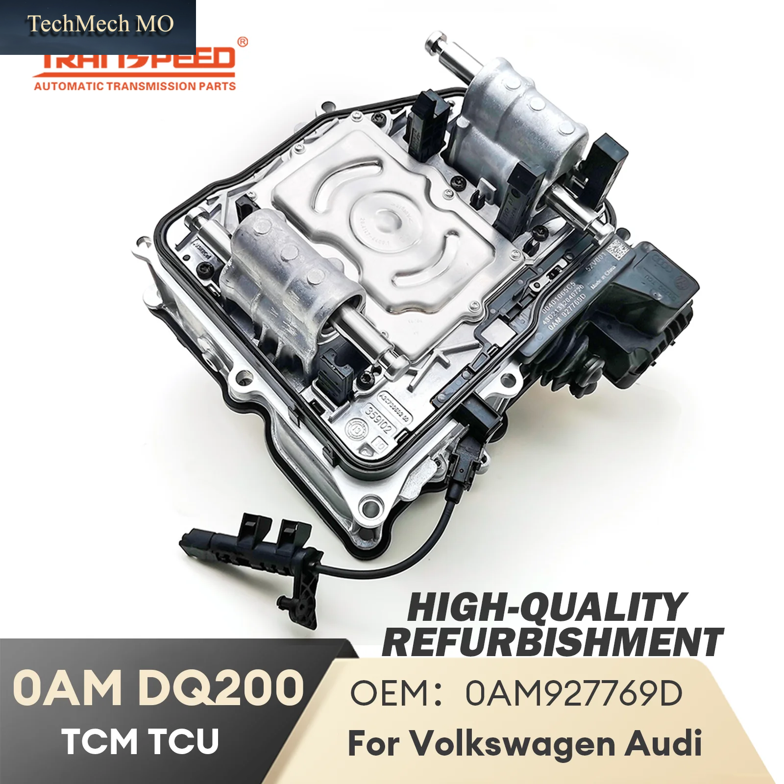 TRANSPEED 0AM DQ200 DSG Auto Übertragung Mechatronische 0AM 325 065 S Ventil Körper Mit TCU 0AM927769D Fit Für VOLKSWAGEN AUDI SKODA