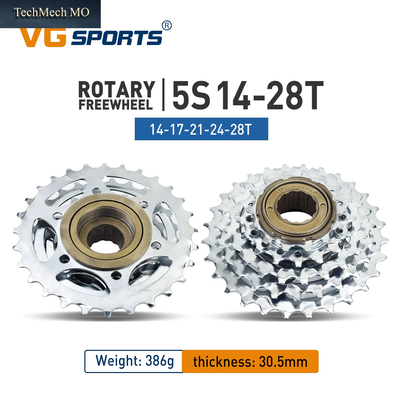 VG Sportfahrrad-Kettenrad, 5/6/7/8/9/10/11-Gang-Gewinde, Freilauf, 14–28 Zähne, 13–28/32 Zähne, 11–32 Zähne, Kompatibel Mit Drehnabe