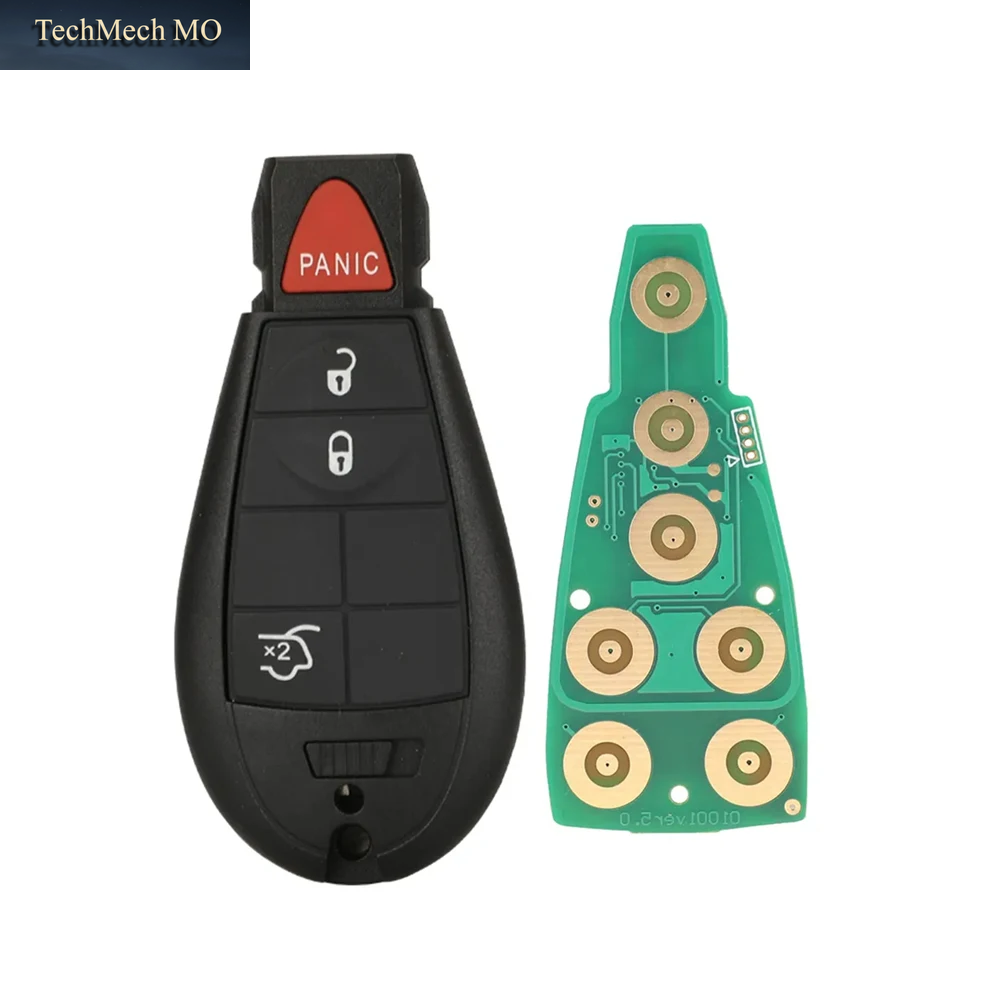 433 Mhz ID46 Chip Fernbedienung Auto Schlüssel Für Chrysler Town & Country 300 Für Jeep Grand Cherokee Dodge Caravan Journey IYZ-C01C 2008-2013