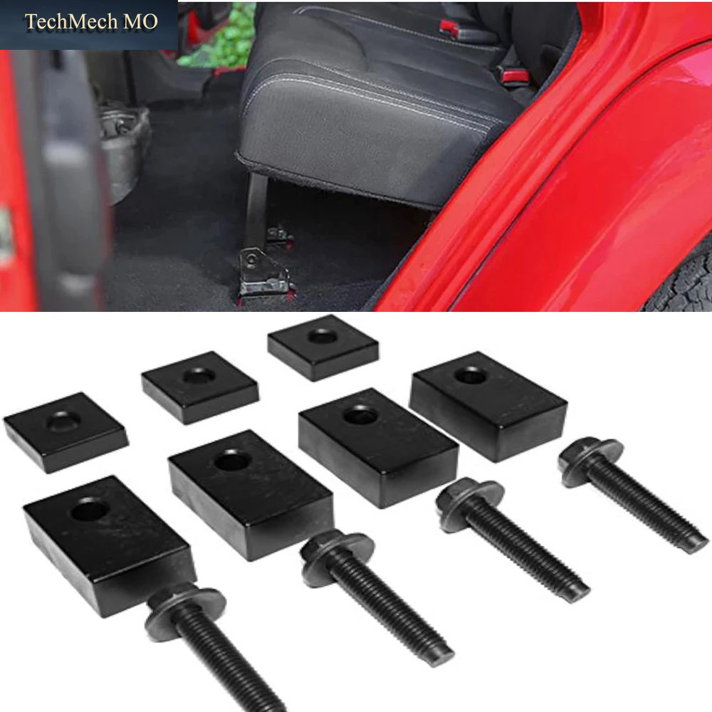 Rücksitz-Recline-Kit Für Jeep Wrangler 4-Türer JKU, 2007–2018, Alle Modelle, Rücksitz-Stützkissen, Hebe- Und Neigungswasch-Set