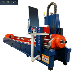 Chinesische Fabrik Direktvertrieb Hochgeschwindigkeits-Cnc Kleine Laser-Rohrschneidemaschine 1,5Kw-12Kw Mini-Laserschneider Für Metallrohre Industriell