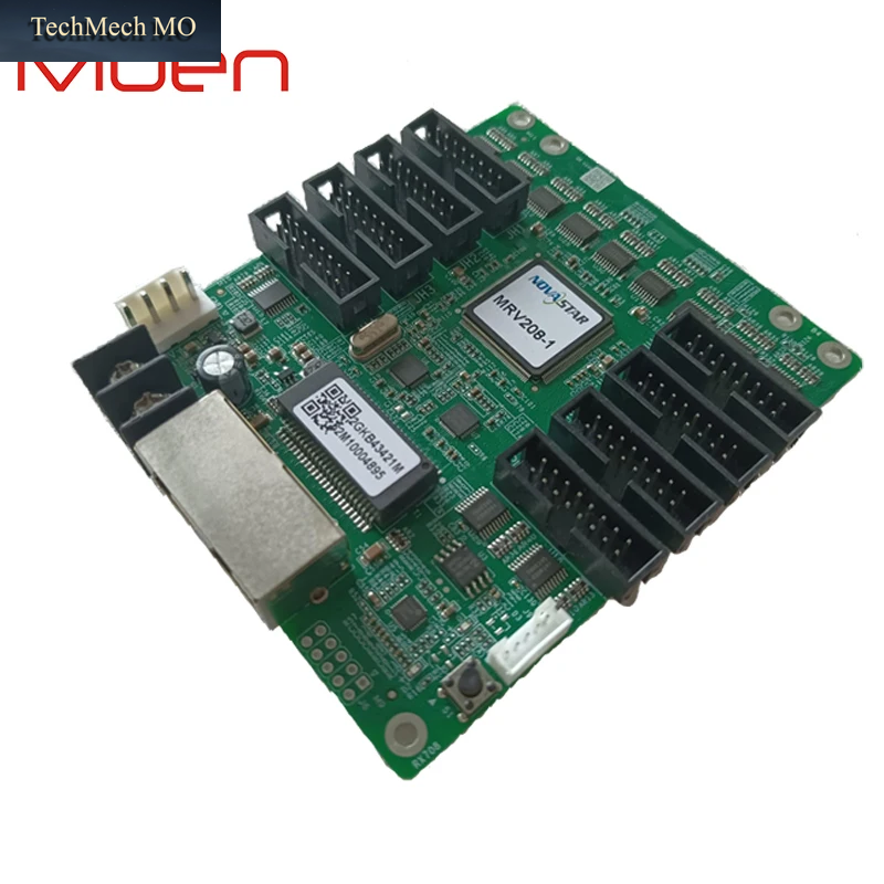 Kostenloser Versand Novastar MRV208-N Vollfarbige Led-Video-Bildschirm-Empfangskarte 16-Pin 8-Port-Schnittstelle 256X256 Pixel Für Led-Module