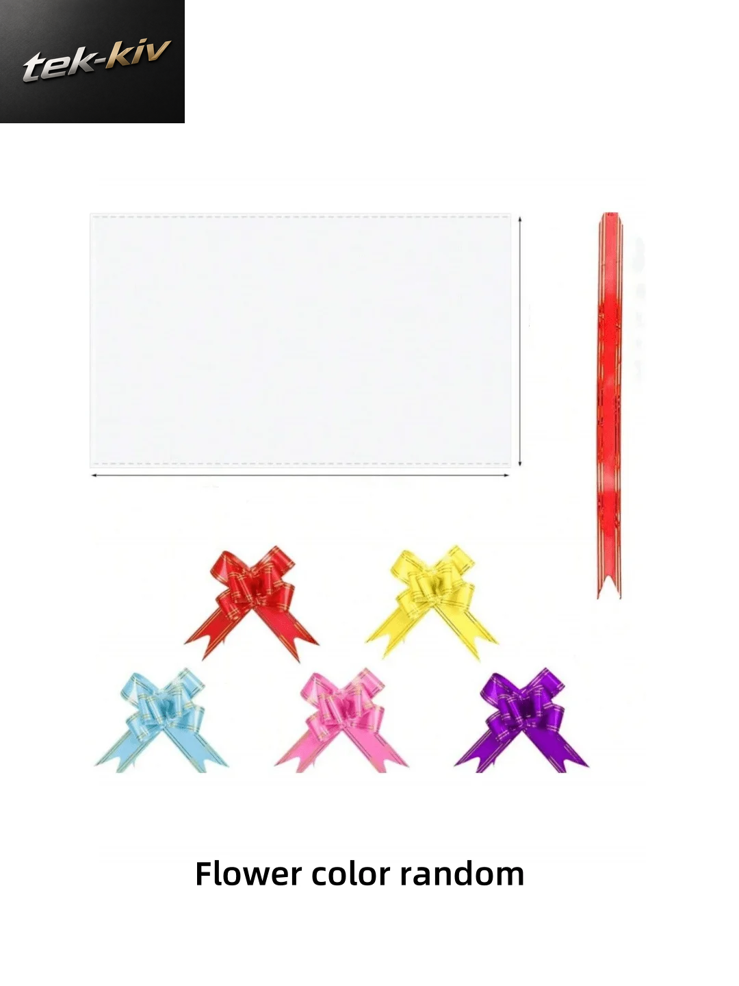 10/30/50 Große Zellophanbeutel 10/30/50 Zugbogen Transparenter Korb Bunte Schleifenkorb Herstellung Weihnachtsgeschenk Muttertagsgeschenk Pac