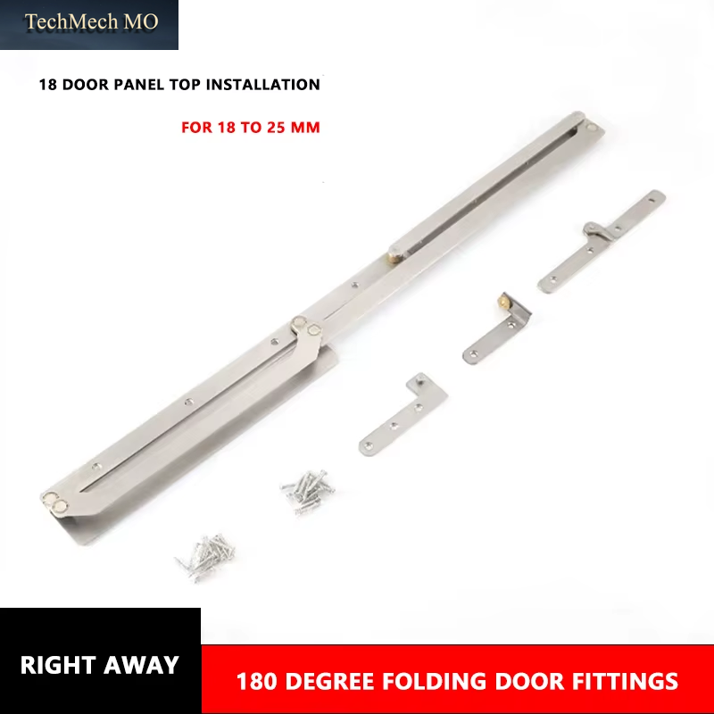 180 Degree Folding Flat Door Connector Wardrobe Hardware, Household Cloakroom Partition Door Accessories, Space Saving Hinge