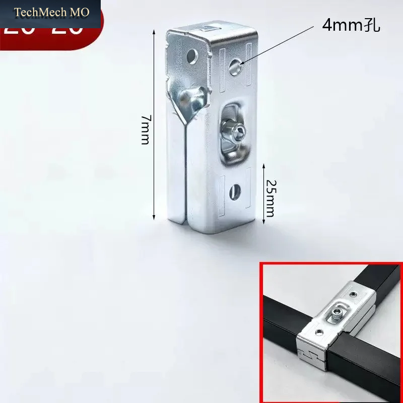20Mm Rundrohrverbinder Aus Edelstahl, Quadratrohr-Zaunbefestigung Mit Schraube Und Mutter Für Bau Und Technik