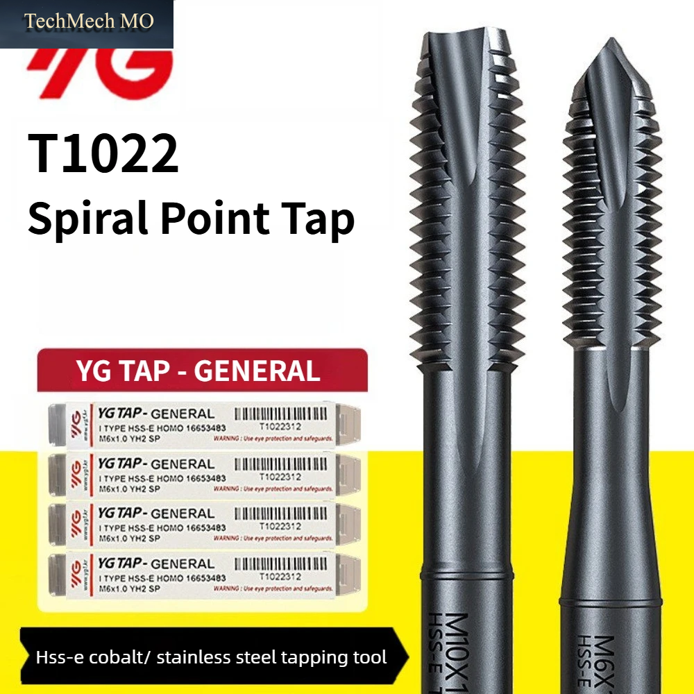 Original Korea YG-1 T1022 Spiralpunkt-Gewindebohrer Für Allzweck-Hss-Stahl, Edelstahl M2 M3 M4 M5 M6 M8 M12 M16 M18 M20