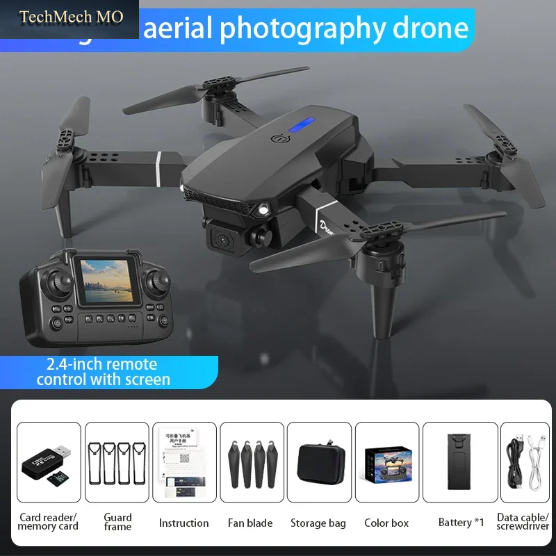 E99 Pro Drohne Mit 8K HD Kamera Fernbedienung Quadcopter Vierachsige Flugzeughöhe Halten GPS Fliegendes Spielzeug Für Luftaufnahmen