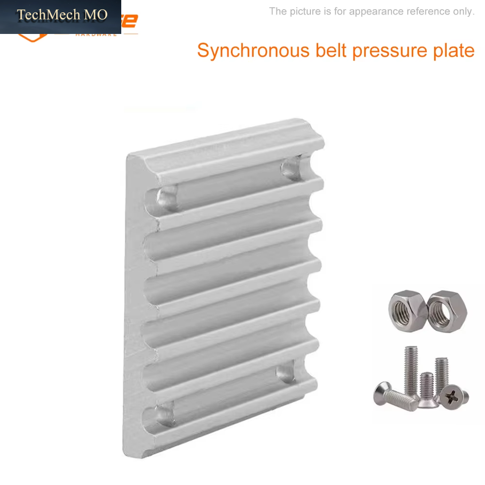 Aluminum Arc Clamp Tooth Plate HTD 2GT/3M/5M/8M for Open Synchronous Belt Fixed Clip Timing Belt Connection Teeth Plate