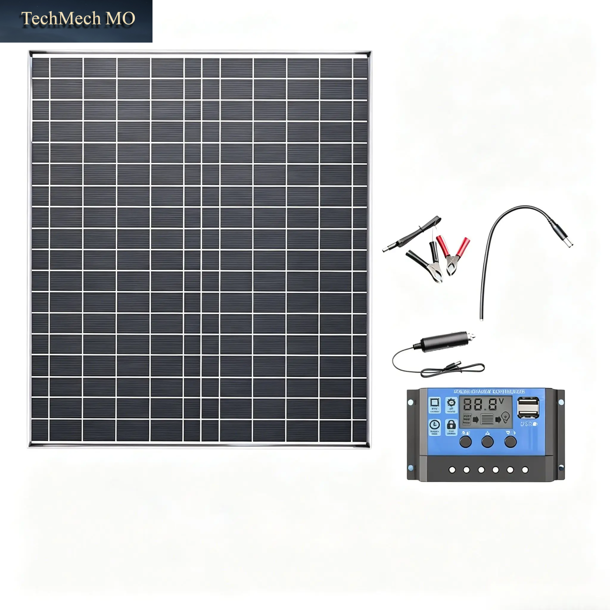 500W Solarpanel-Set Mit 100A Laderegler, Komplettes Solarstromsystem Für Wohnmobile, Camping Und Heimgebrauch