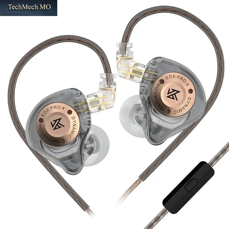 KZ EDX PRO X Dynamic Drive Kopfhörer HIFI Bass Ohrhörer DJ Musikunterdrückung Sport Headsets 2PIN Kabel KZ ZSTX ZSNPRO X ZS10PRO ZVX