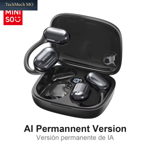 MS162 Intelligent Bluetooth Translation Earbuds Wireless Headphones Chat Headset Office Travel,16Mm Driver Unit
